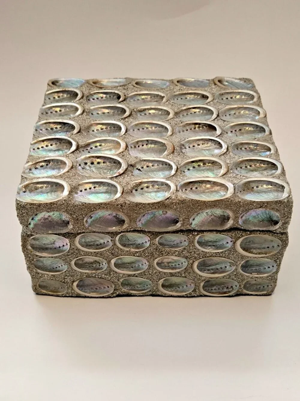 Abalone Shell Decorative Keepsake Display Box